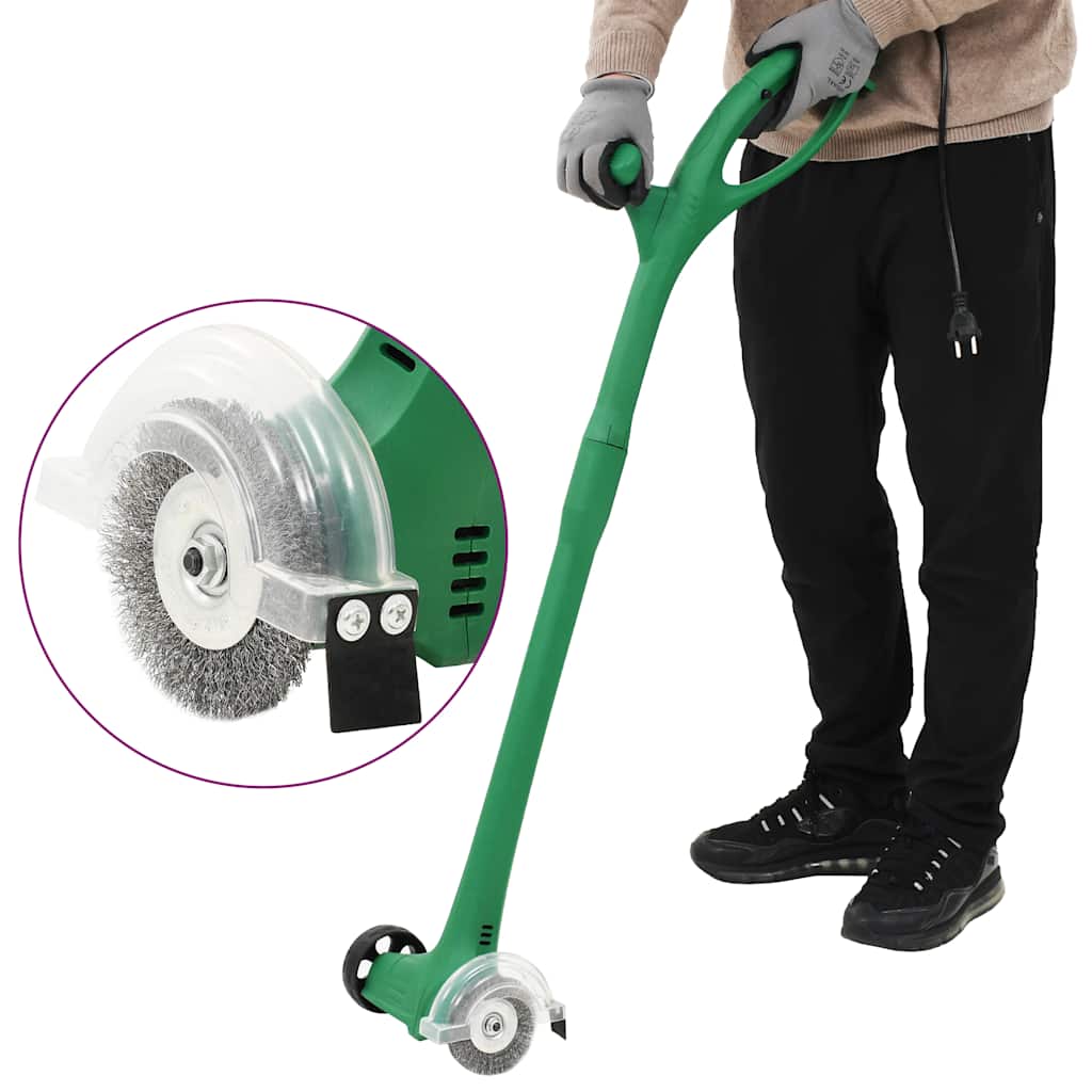 Onkruidborstel elektrisch 140 W groen is nu te koop bij PeponiXL, paradijselijk wonen!