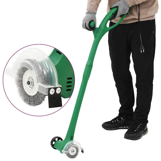 Onkruidborstel elektrisch 140 W groen is nu te koop bij PeponiXL, paradijselijk wonen!