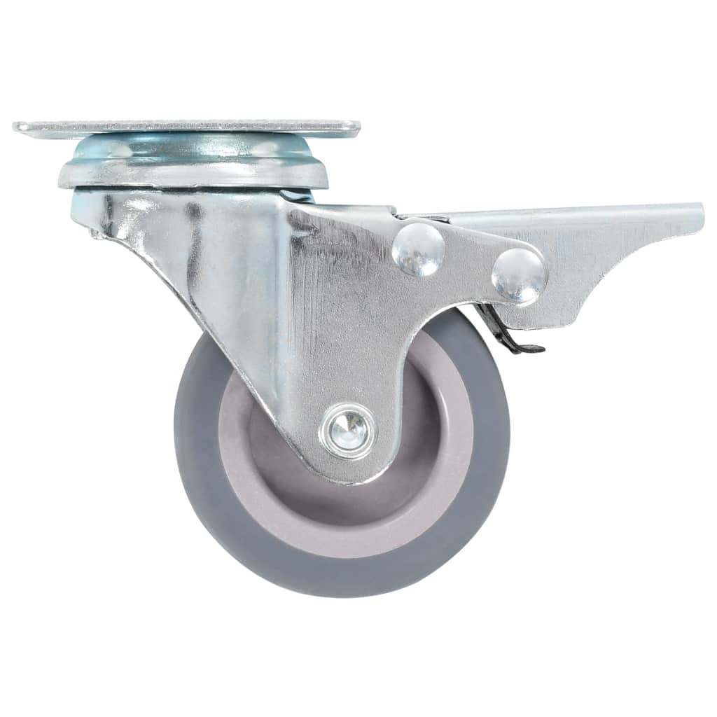 Zwenkwielen met dubbele remmen 4 st 50 mm is nu te koop bij PeponiXL, paradijselijk wonen!