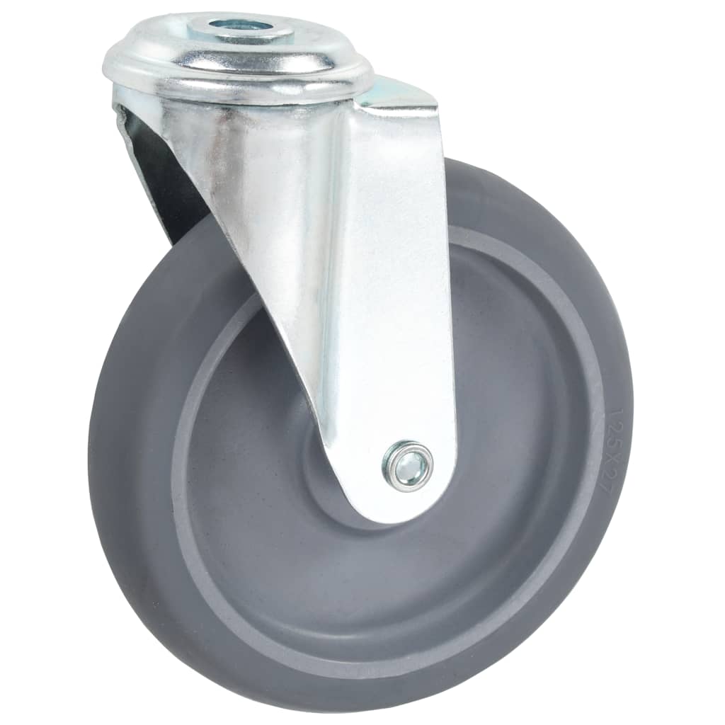 Zwenkwielen met boutgaten 4 st 125 mm is nu te koop bij PeponiXL, paradijselijk wonen!