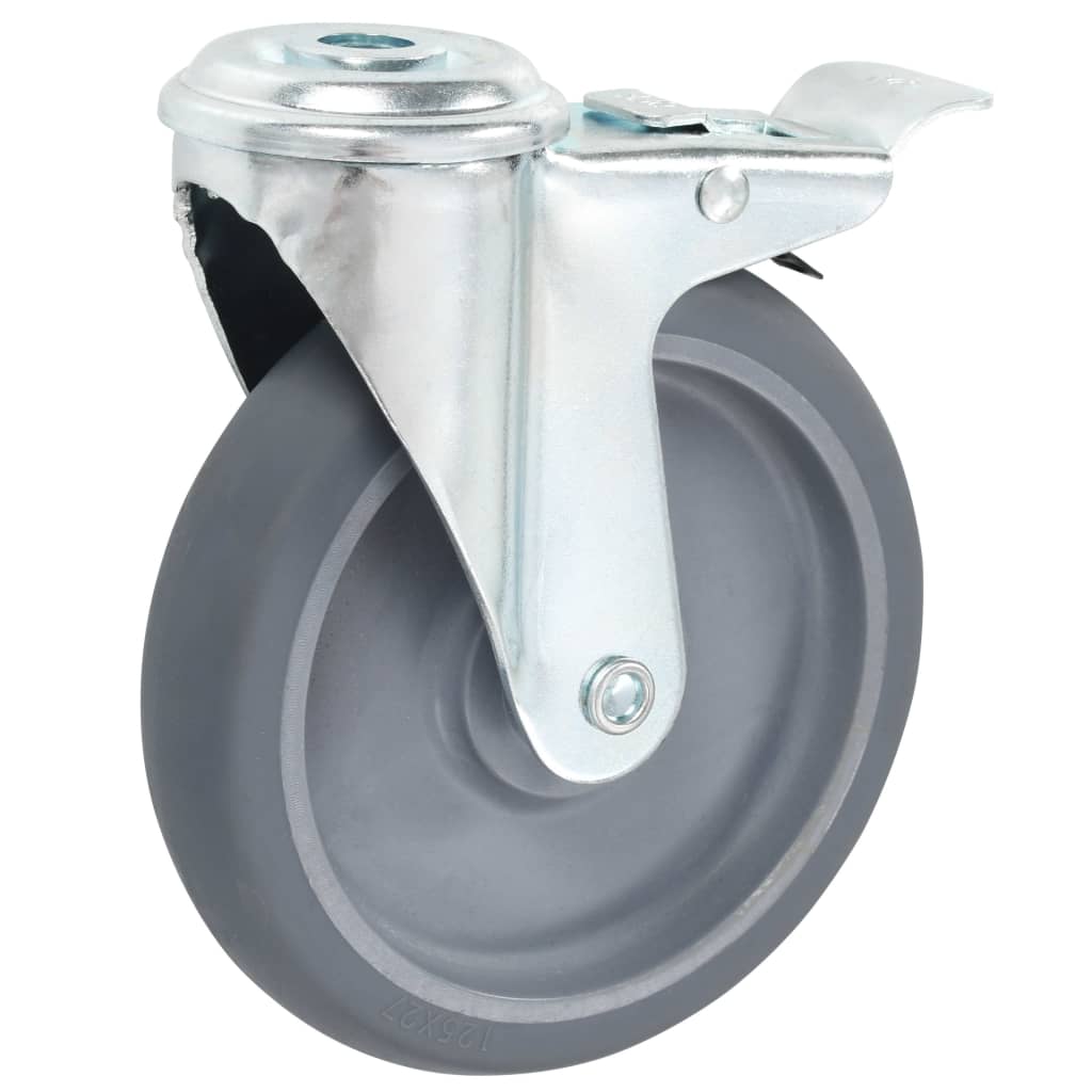 Zwenkwielen met boutgaten 4 st 125 mm is nu te koop bij PeponiXL, paradijselijk wonen!