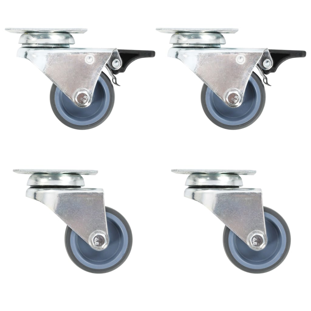 Zwenkwielen dubbel 4 st 50 mm is nu te koop bij PeponiXL, paradijselijk wonen!