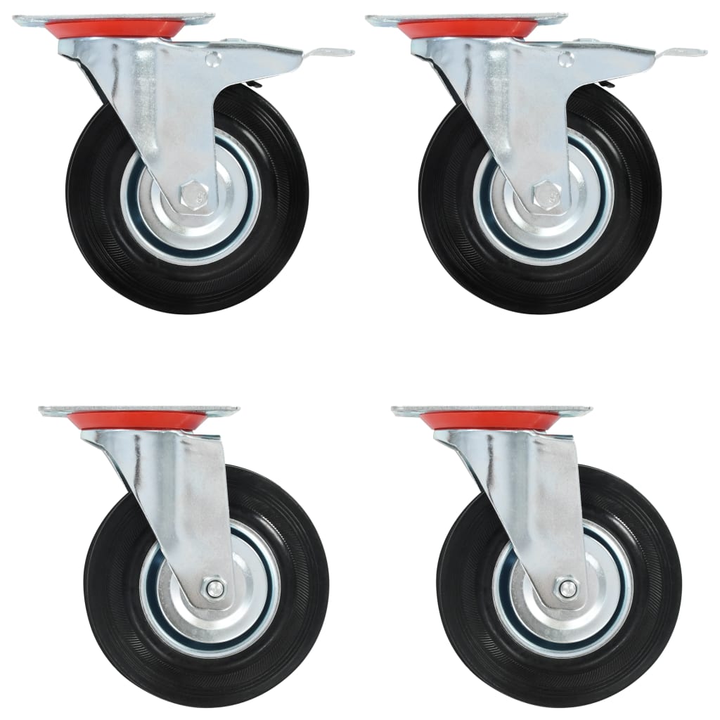Zwenkwielen 4 st 125 mm is nu te koop bij PeponiXL, paradijselijk wonen!