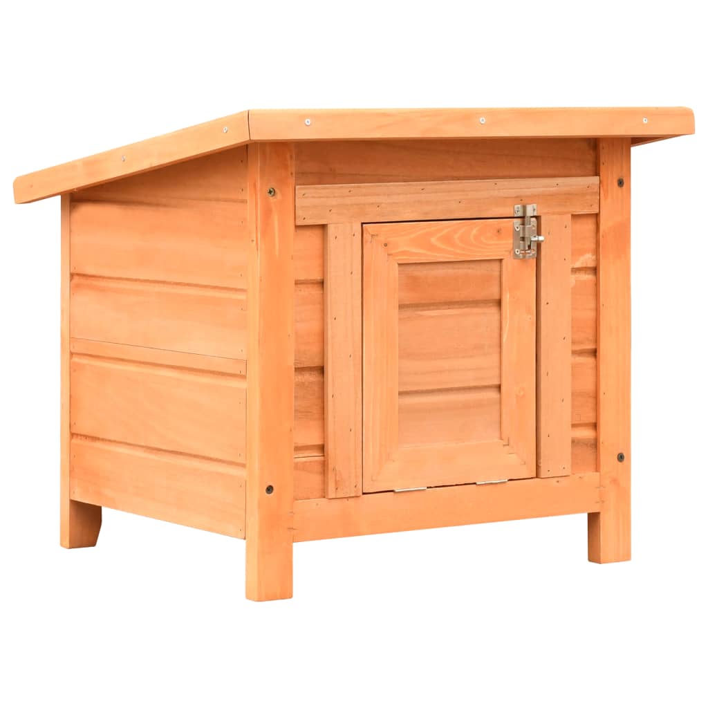 Kattenhuis 50x46x43,5 cm massief grenen- en vurenhout is nu te koop bij PeponiXL, paradijselijk wonen!