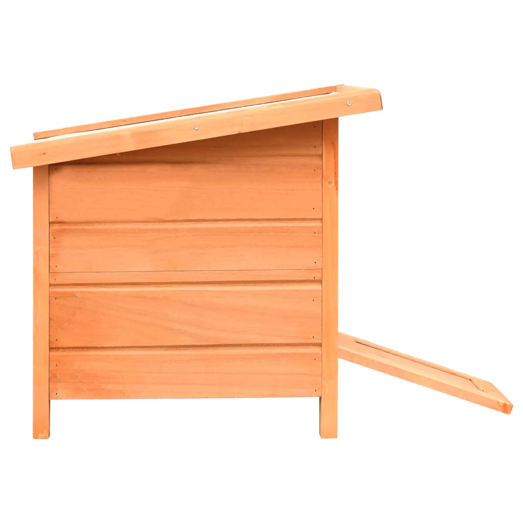 Kattenhuis 50x46x43,5 cm massief grenen- en vurenhout is nu te koop bij PeponiXL, paradijselijk wonen!