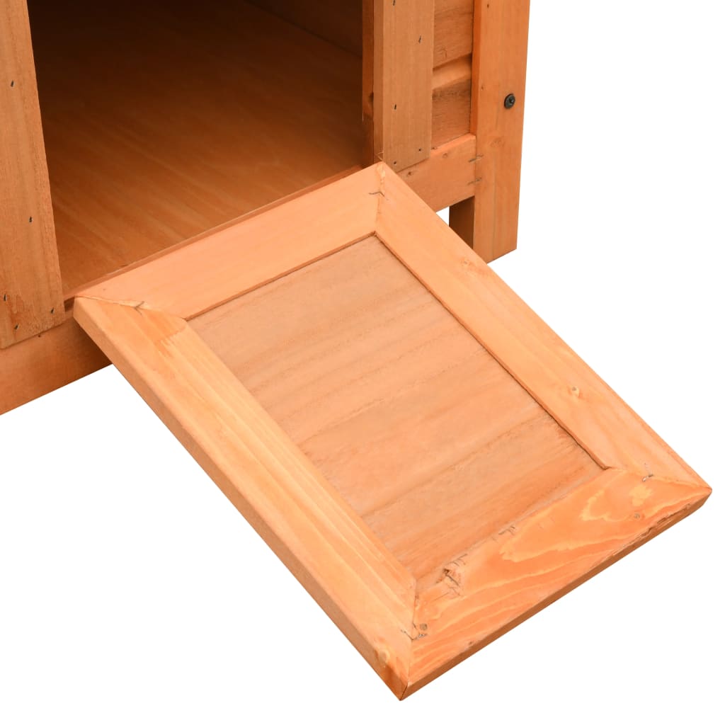 Kattenhuis 50x46x43,5 cm massief grenen- en vurenhout is nu te koop bij PeponiXL, paradijselijk wonen!