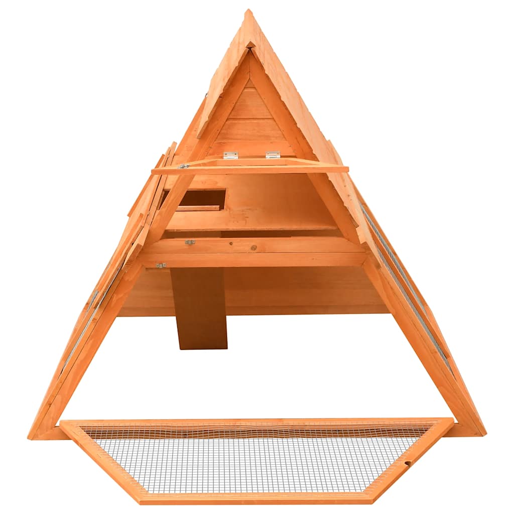 Konijnenhok 152x128x108 cm massief grenen- en vurenhout is nu te koop bij PeponiXL, paradijselijk wonen!