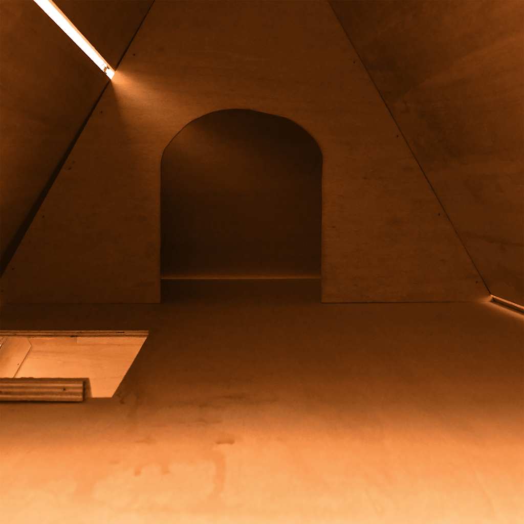 Konijnenhok 152x128x108 cm massief grenen- en vurenhout is nu te koop bij PeponiXL, paradijselijk wonen!