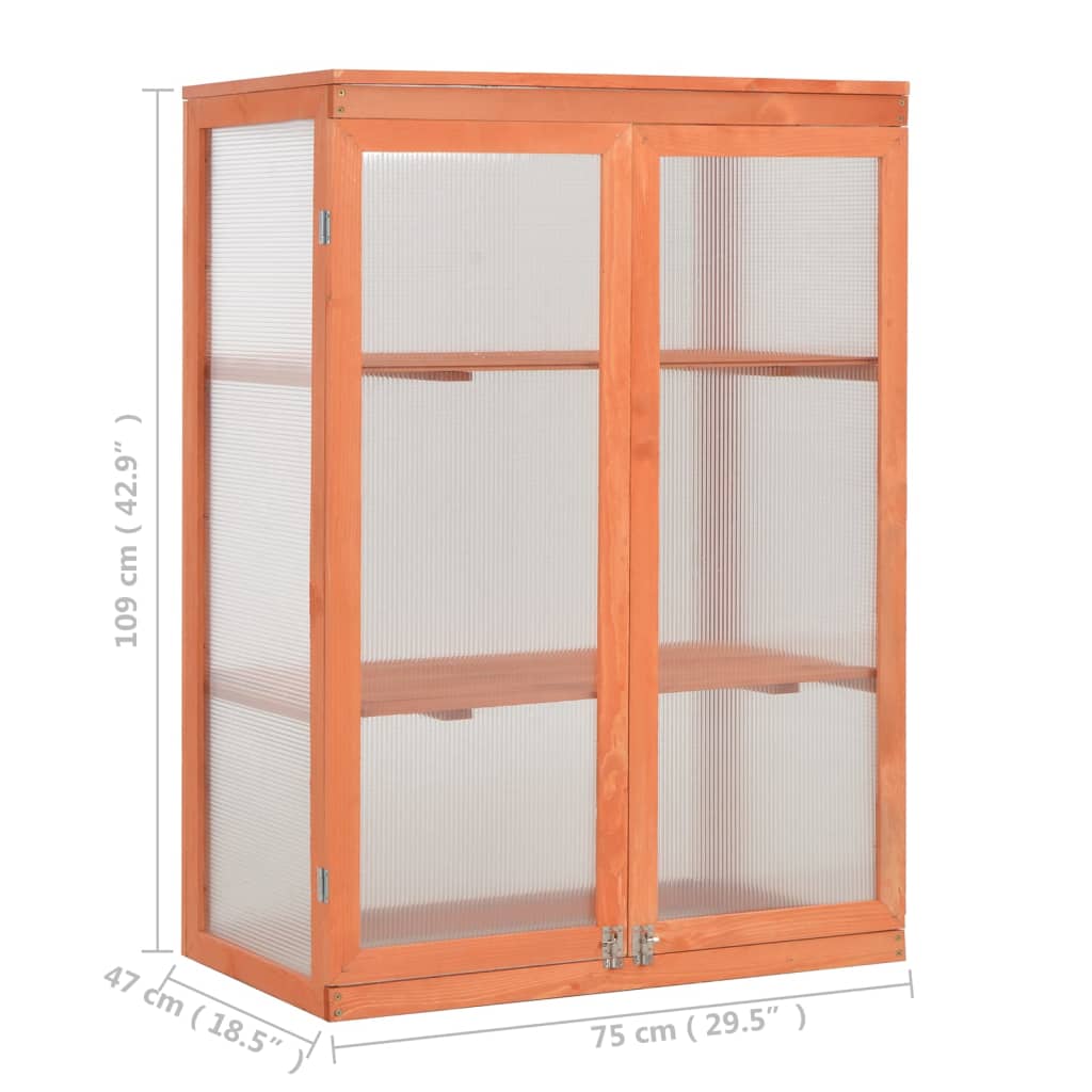 Tuinkas 75x47x109 cm hout is nu te koop bij PeponiXL, paradijselijk wonen!