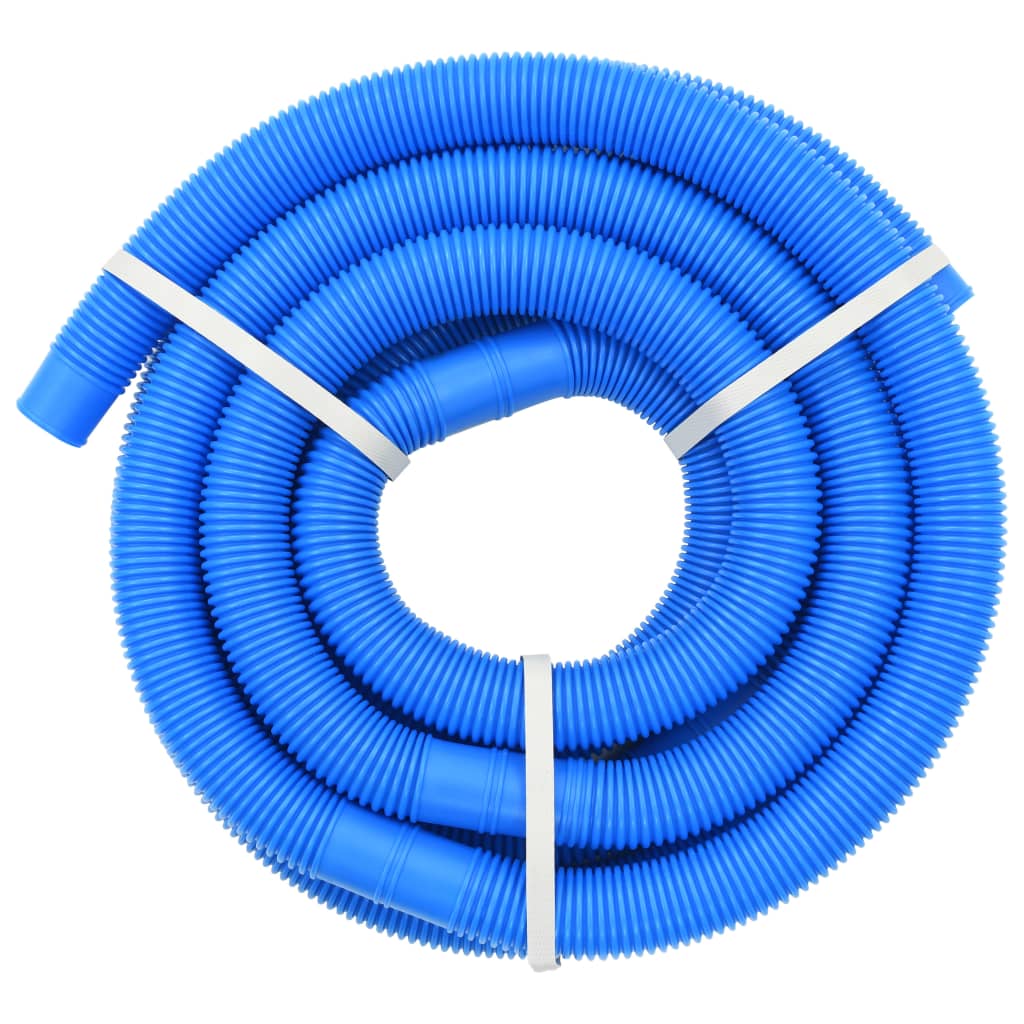 Zwembadslang met klemmen 38 mm 6 m blauw is nu te koop bij PeponiXL, paradijselijk wonen!