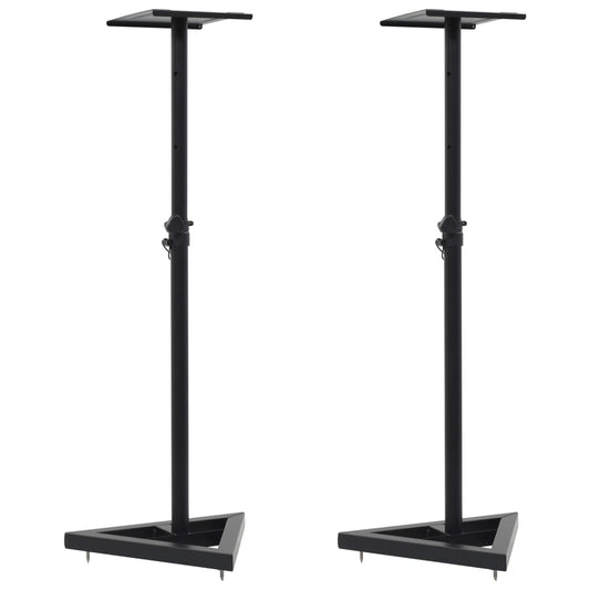 Monitorspeakerstandaards 2 st staal zwart is nu te koop bij PeponiXL, paradijselijk wonen!