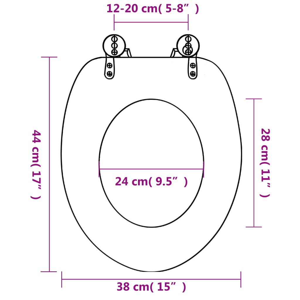 Toiletbril met soft-close deksel zeester MDF is nu te koop bij PeponiXL, paradijselijk wonen!