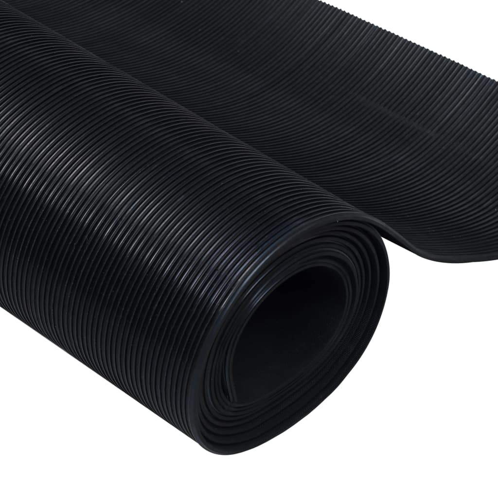 Vloermat anti-slip 3 mm 1,5x4 m rubber fijne ribbel is nu te koop bij PeponiXL, paradijselijk wonen!