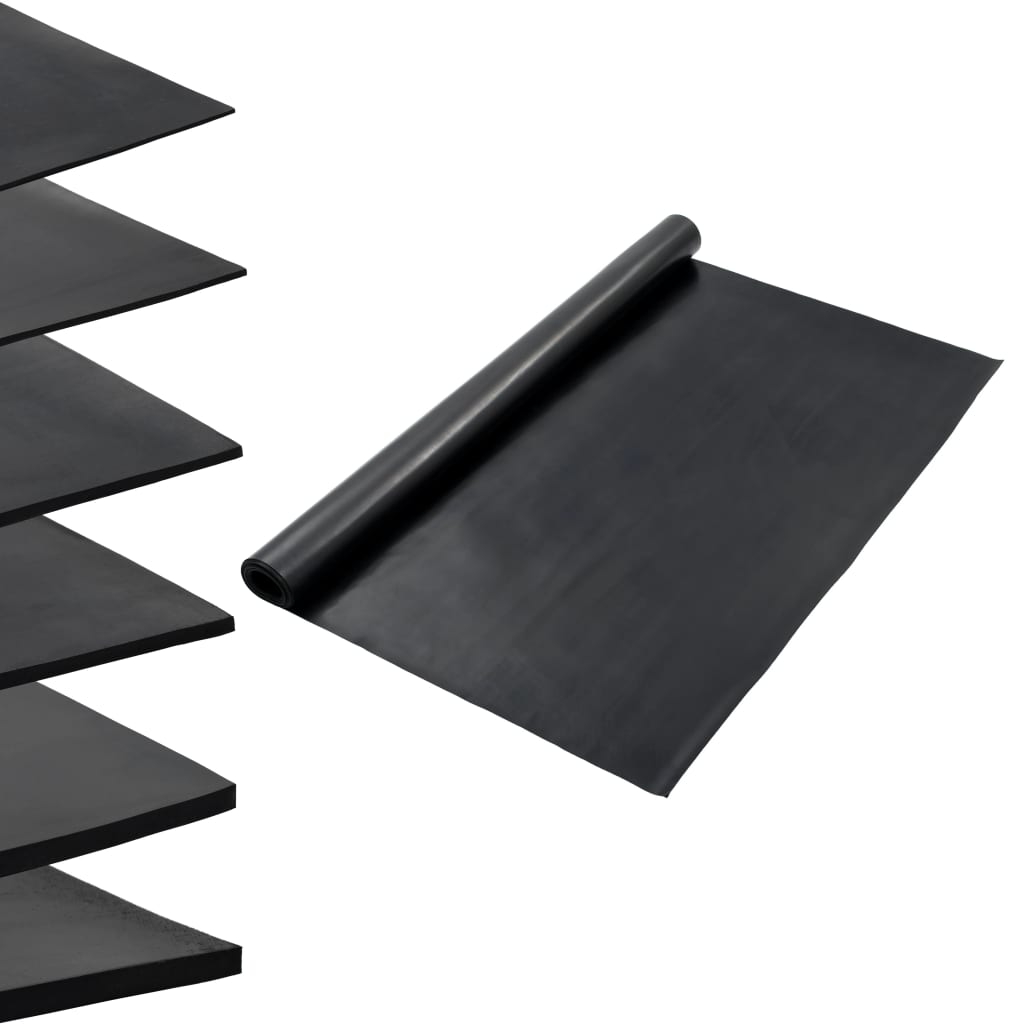 Vloermat anti-slip 1 mm glad 1,2x2 m rubber is nu te koop bij PeponiXL, paradijselijk wonen!