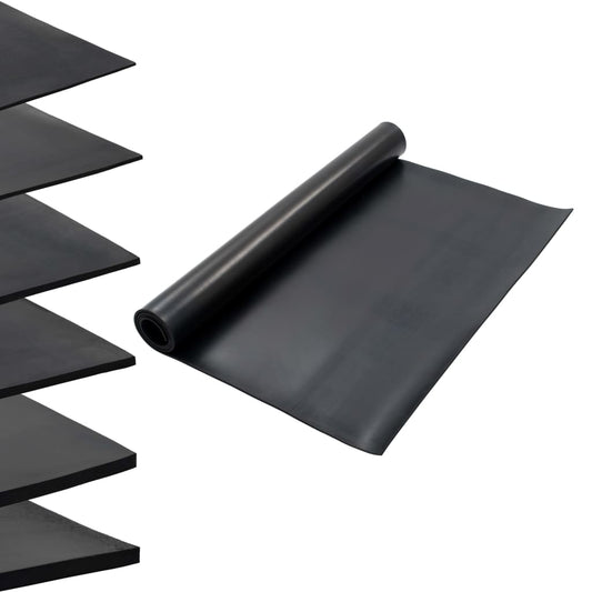 Vloermat anti-slip 6 mm glad 1,2x2 m rubber is nu te koop bij PeponiXL, paradijselijk wonen!