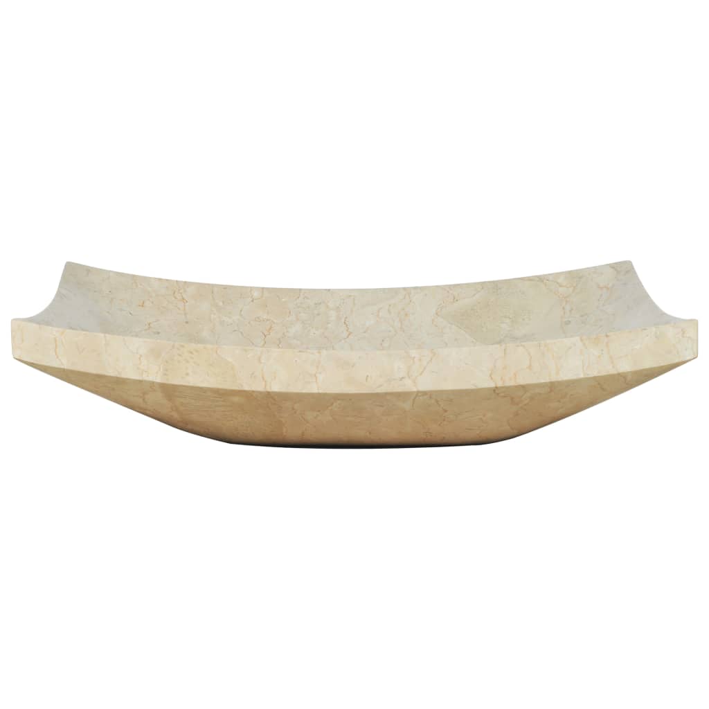 Gootsteen 50x35x12 cm marmer crème is nu te koop bij PeponiXL, paradijselijk wonen!