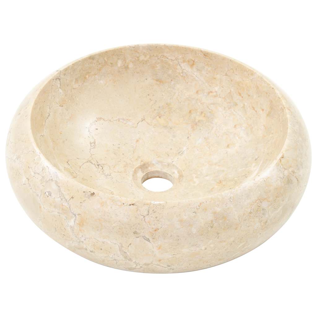 Gootsteen 40x12 cm marmer crème is nu te koop bij PeponiXL, paradijselijk wonen!