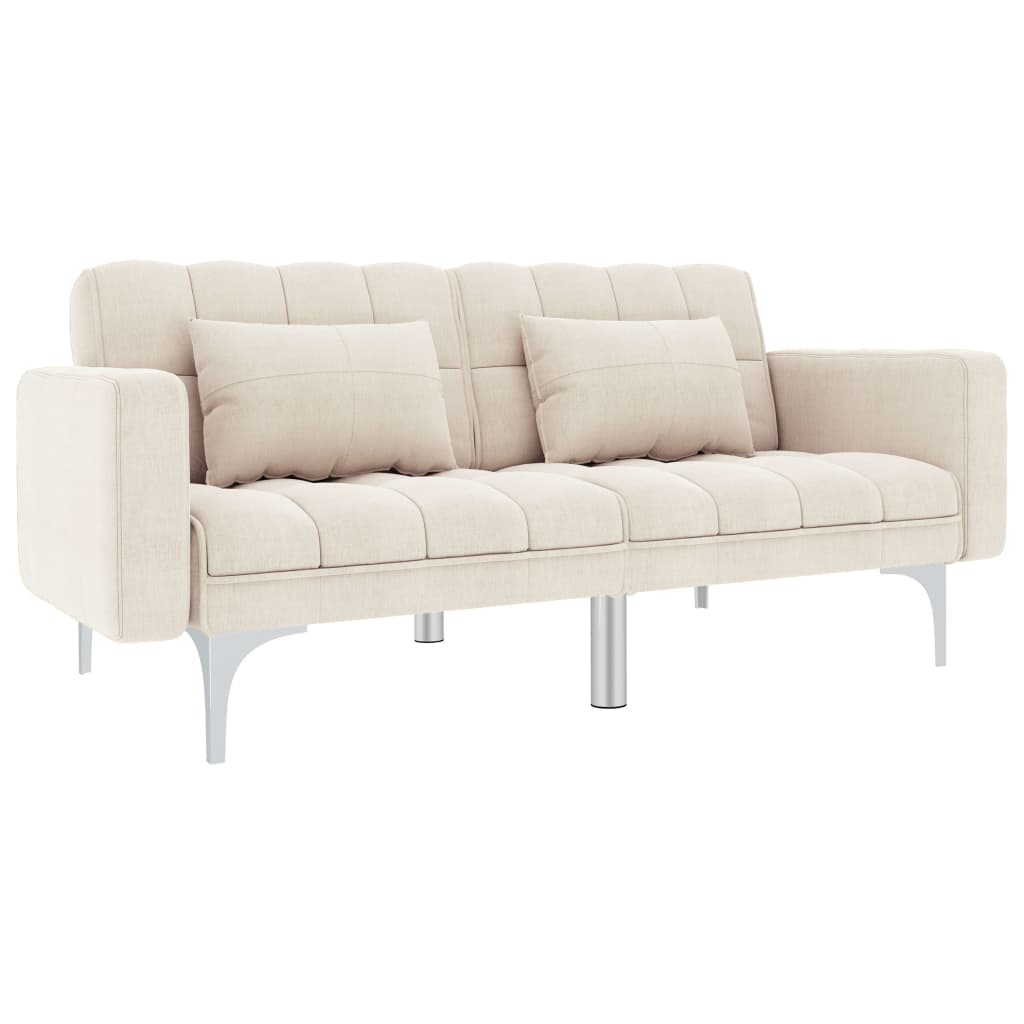 Slaapbank stof crème is nu te koop bij PeponiXL, paradijselijk wonen!