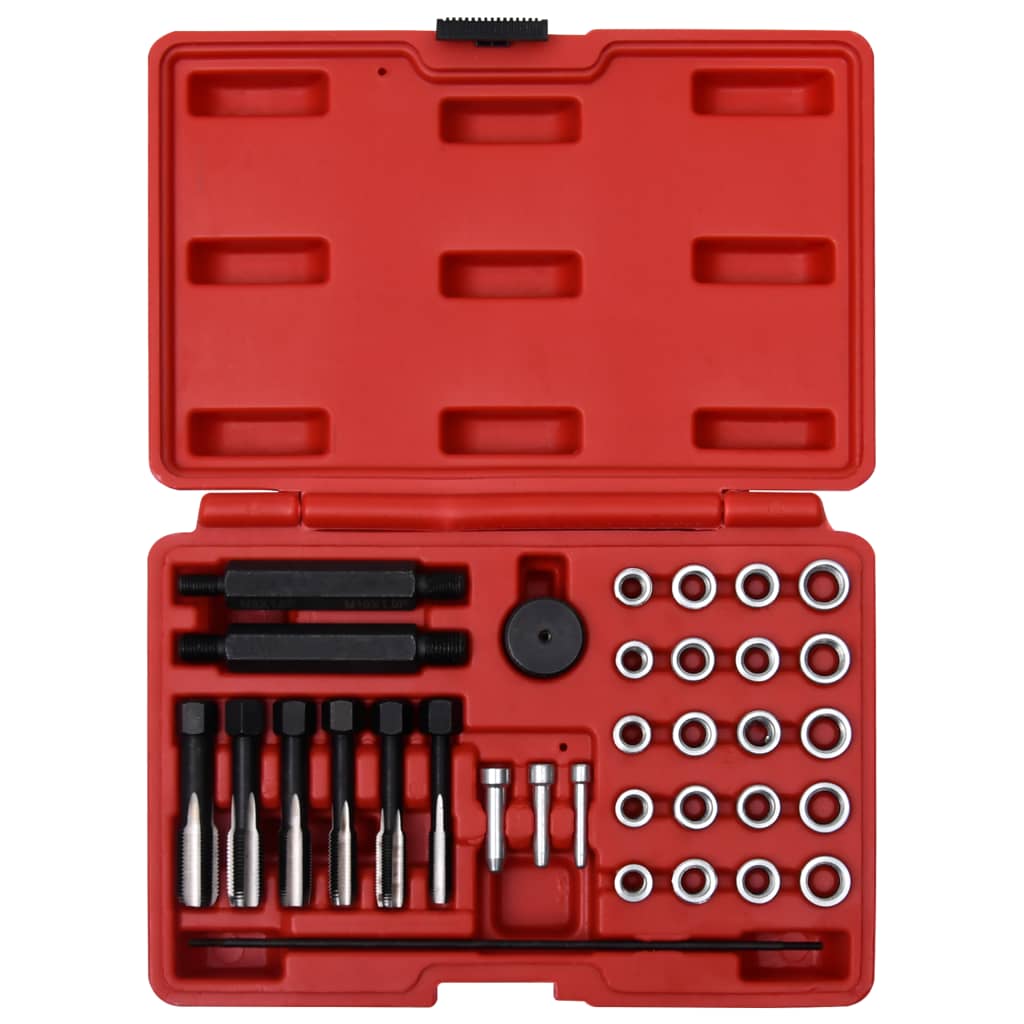 33-delige Gloeibougie schroefdraadreparatieset M8 M10 M12 is nu te koop bij PeponiXL, paradijselijk wonen!