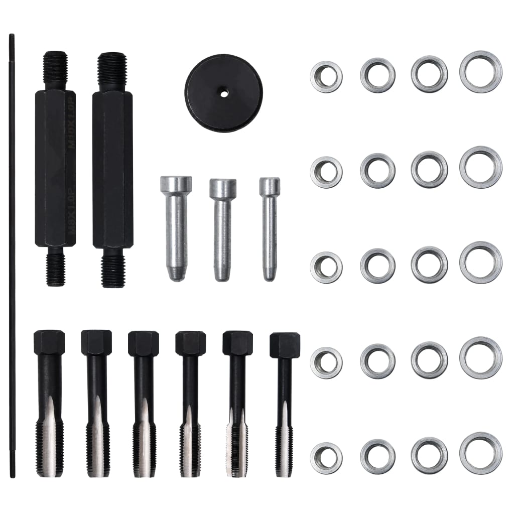 33-delige Gloeibougie schroefdraadreparatieset M8 M10 M12 is nu te koop bij PeponiXL, paradijselijk wonen!
