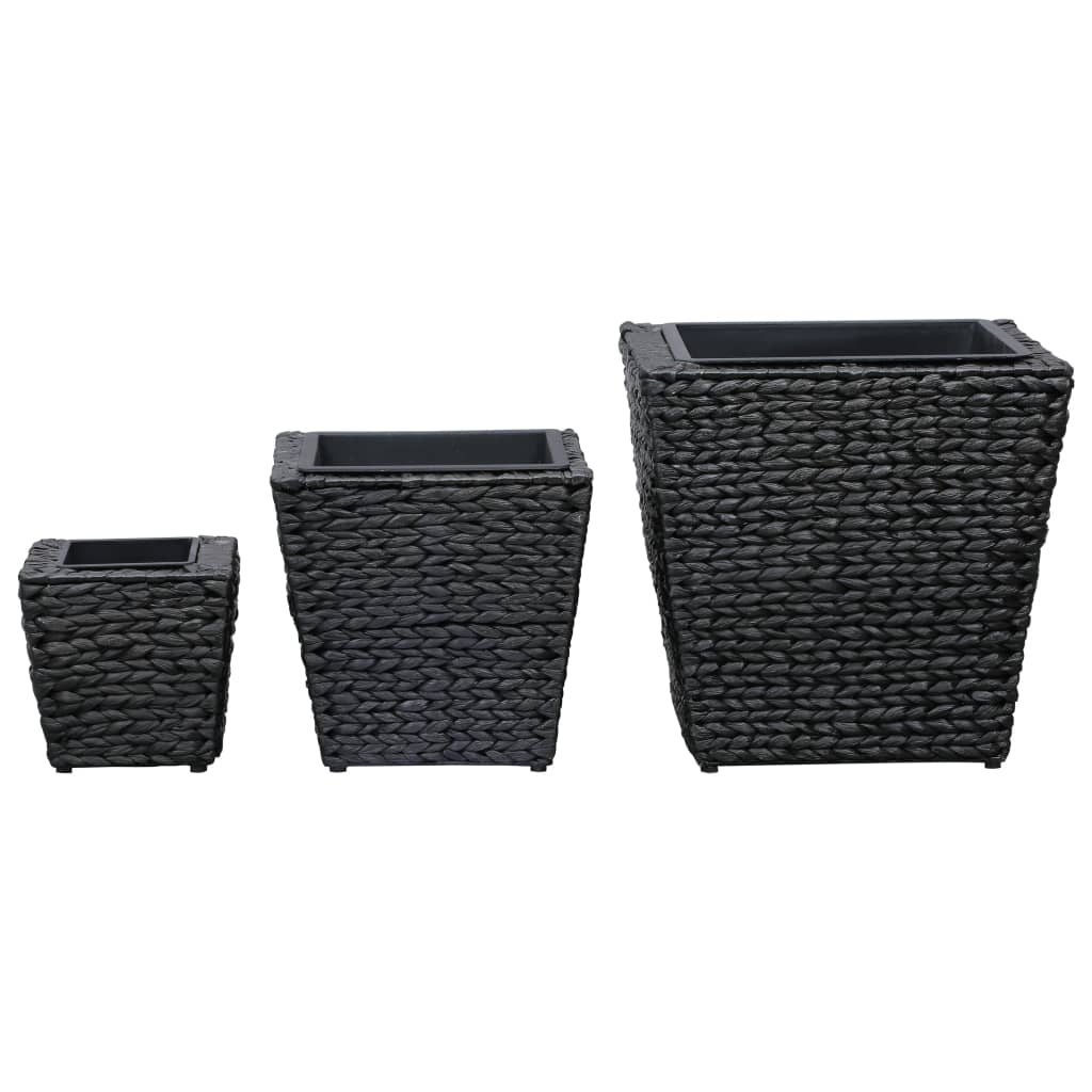 Plantenbakken verhoogd 3 st waterhyacint zwart is nu te koop bij PeponiXL, paradijselijk wonen!
