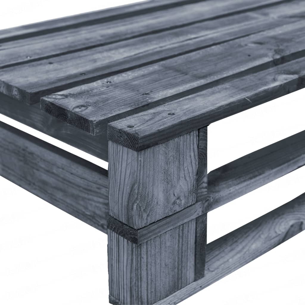 Tuinbank pallet met zandkleurige kussens grenenhout is nu te koop bij PeponiXL, paradijselijk wonen!