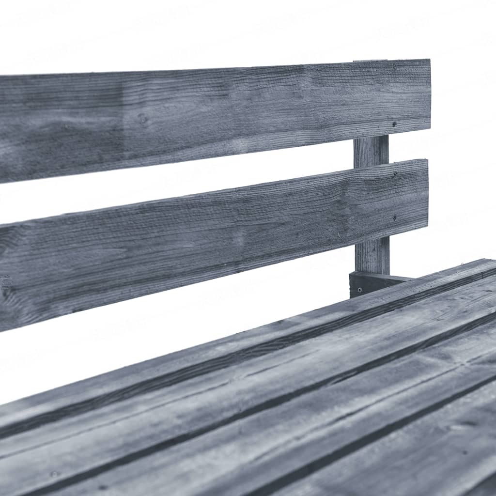 Tuinbank pallet met grijze kussens grenenhout is nu te koop bij PeponiXL, paradijselijk wonen!