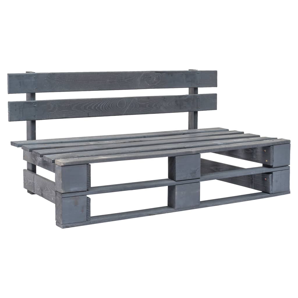 Tuinbank pallet met rode kussens grenenhout is nu te koop bij PeponiXL, paradijselijk wonen!