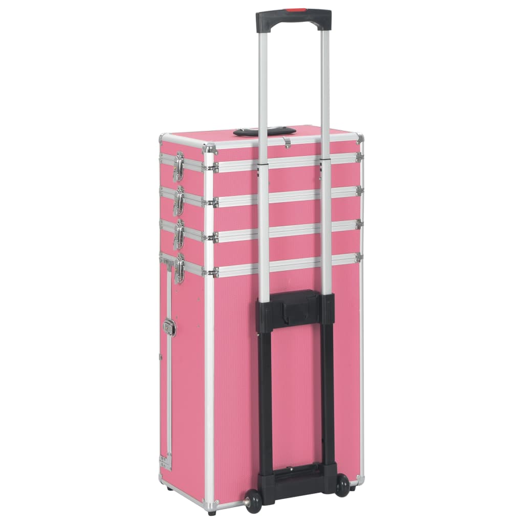 Make-up trolley aluminium roze is nu te koop bij PeponiXL, paradijselijk wonen!