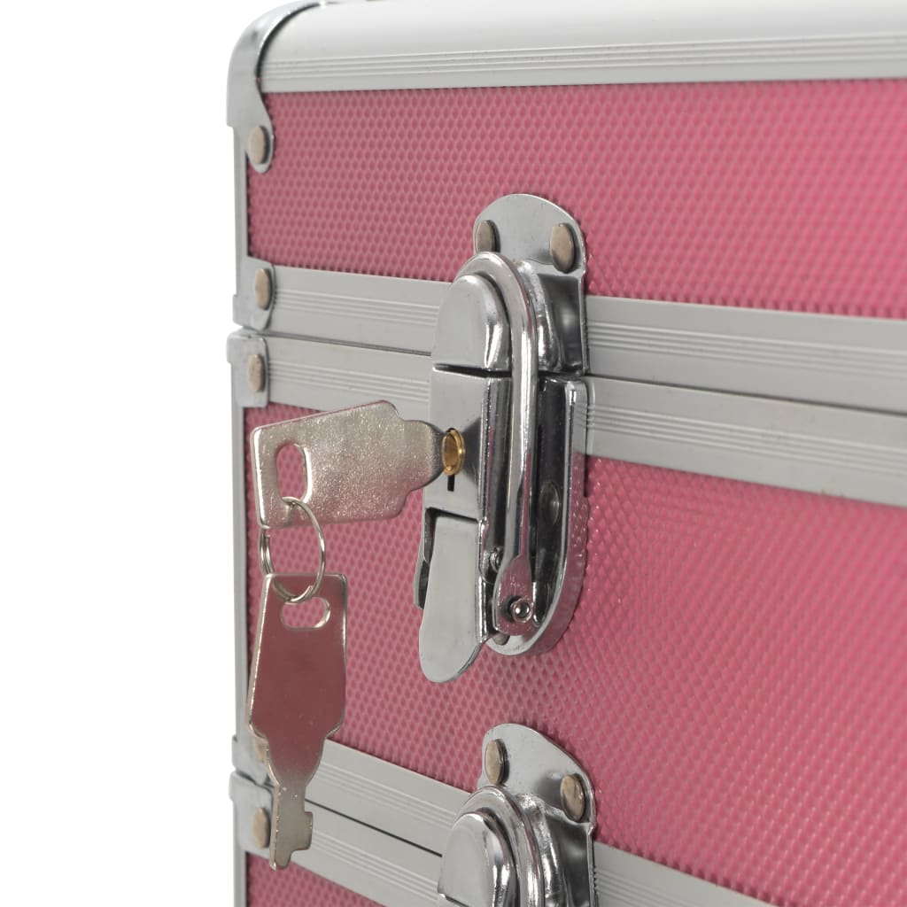 Make-up trolley aluminium roze is nu te koop bij PeponiXL, paradijselijk wonen!