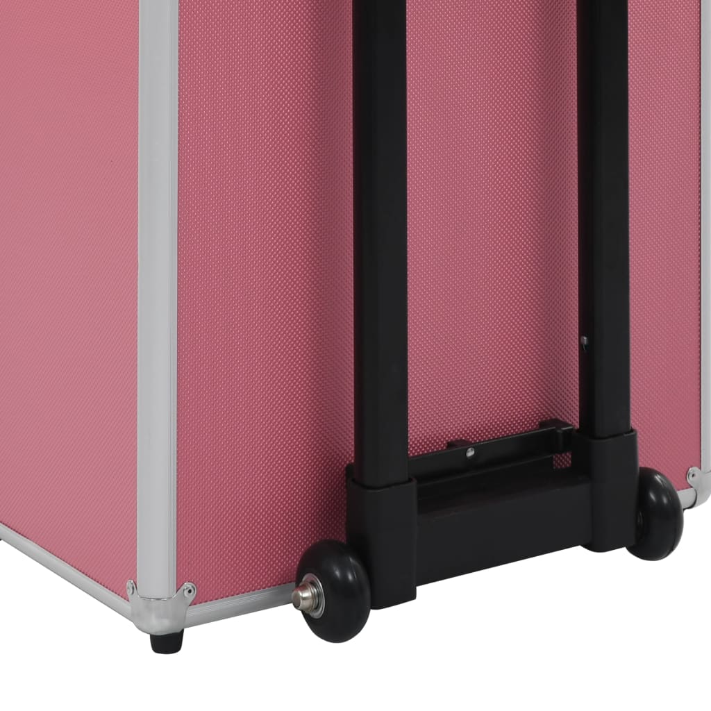 Make-up trolley aluminium roze is nu te koop bij PeponiXL, paradijselijk wonen!
