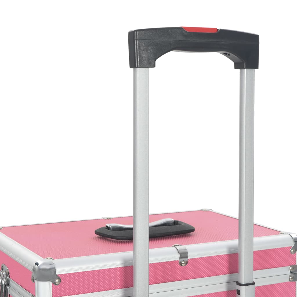 Make-up trolley aluminium roze is nu te koop bij PeponiXL, paradijselijk wonen!