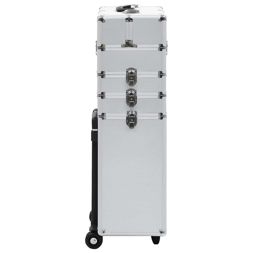 Make-up trolley aluminium zilverkleurig is nu te koop bij PeponiXL, paradijselijk wonen!