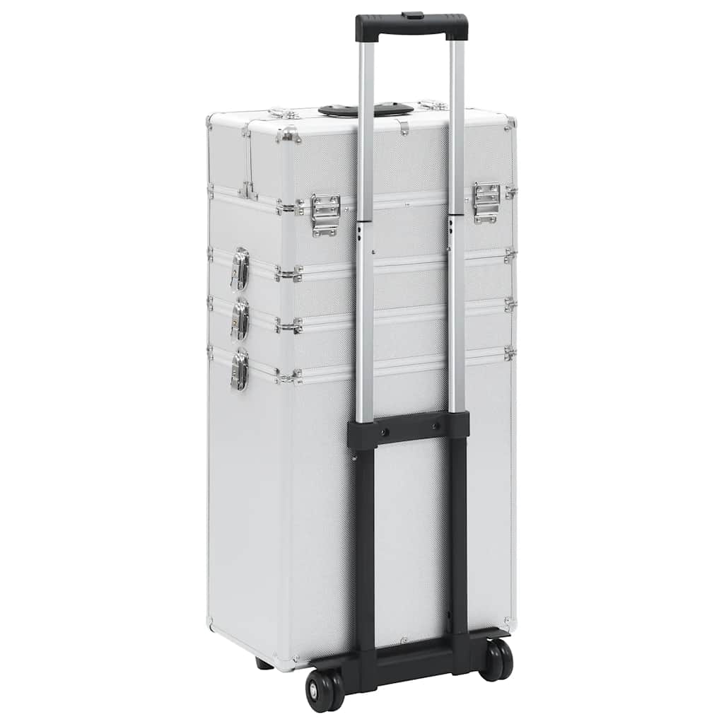 Make-up trolley aluminium zilverkleurig is nu te koop bij PeponiXL, paradijselijk wonen!