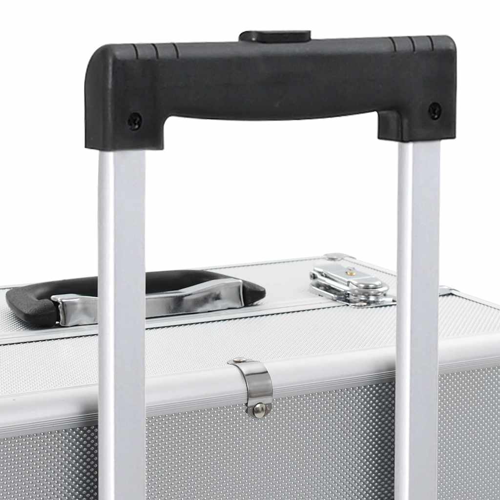 Make-up trolley aluminium zilverkleurig is nu te koop bij PeponiXL, paradijselijk wonen!