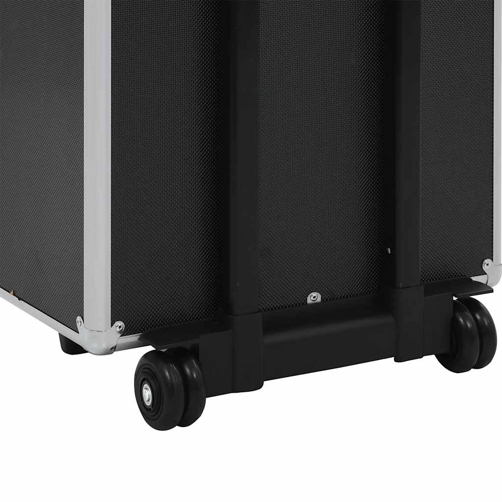 Make-up trolley aluminium zwart is nu te koop bij PeponiXL, paradijselijk wonen!