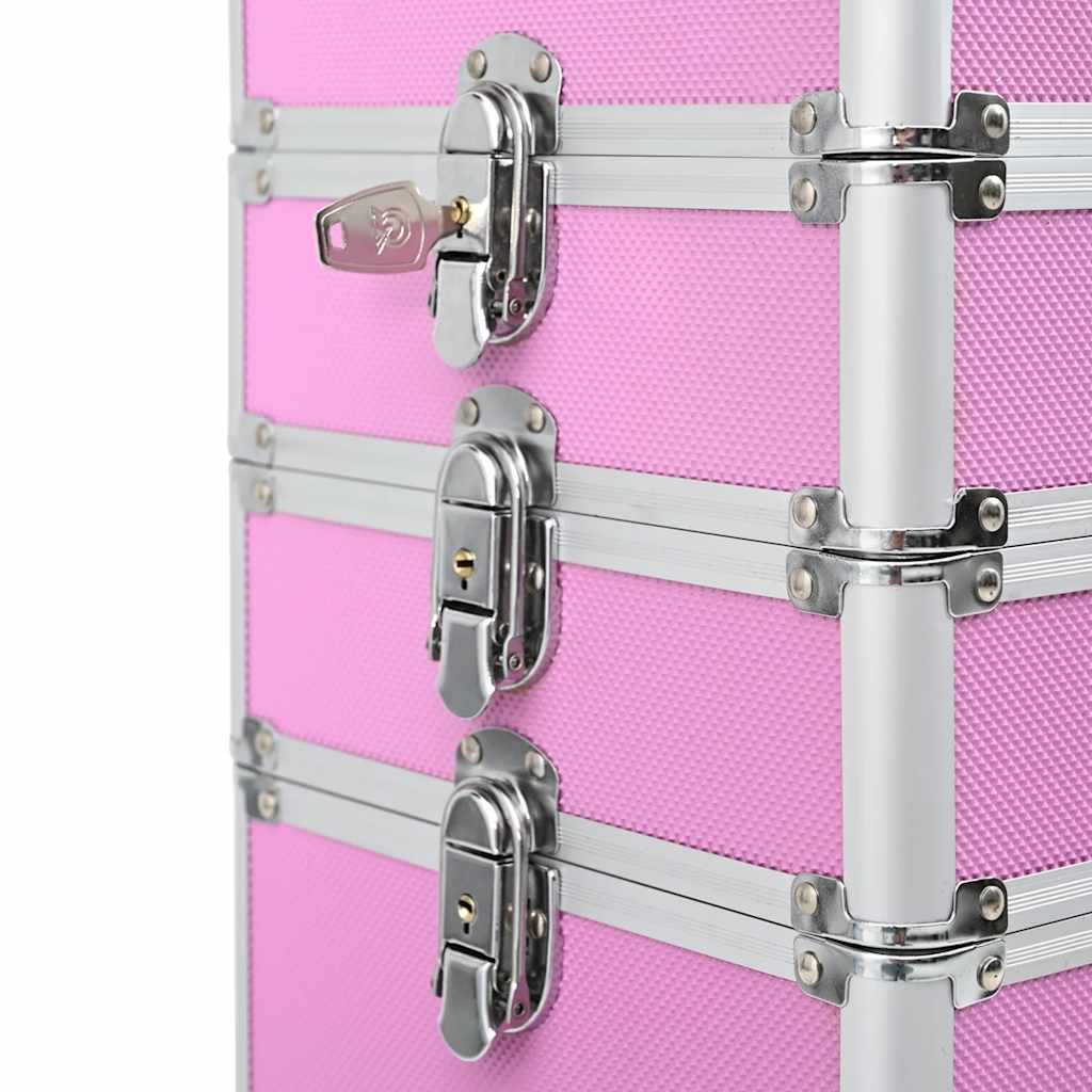 Make-up trolley aluminium roze is nu te koop bij PeponiXL, paradijselijk wonen!