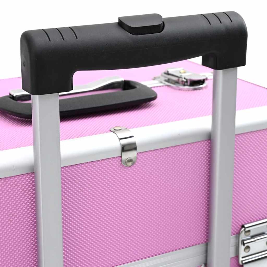 Make-up trolley aluminium roze is nu te koop bij PeponiXL, paradijselijk wonen!