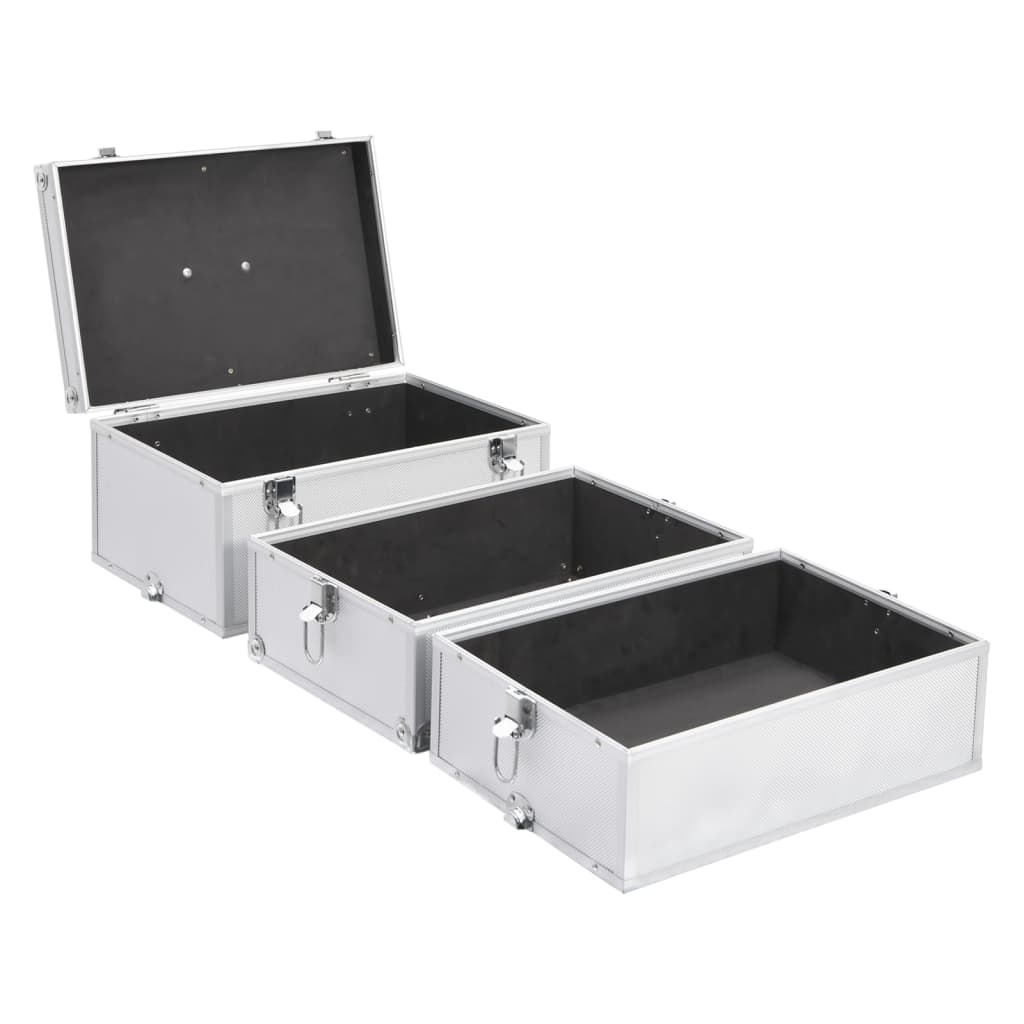 Make-up koffer 37x24x40 cm aluminium zilverkleurig is nu te koop bij PeponiXL, paradijselijk wonen!
