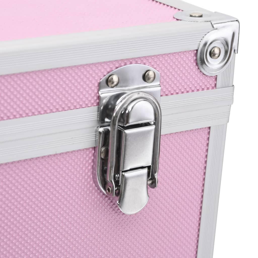 Make-up koffer 37x24x40 cm aluminium roze is nu te koop bij PeponiXL, paradijselijk wonen!
