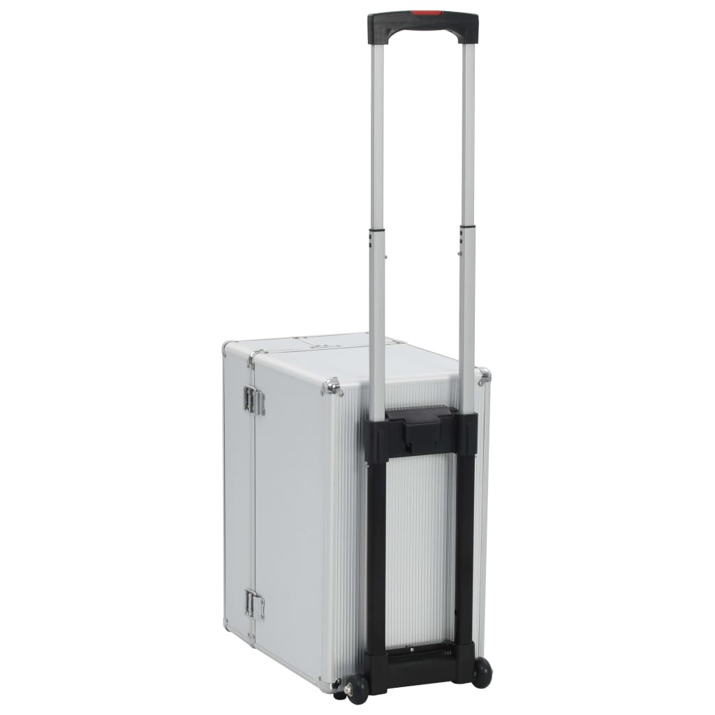 Pilotentrolley 47x39x27 cm aluminium zilverkleurig is nu te koop bij PeponiXL, paradijselijk wonen!
