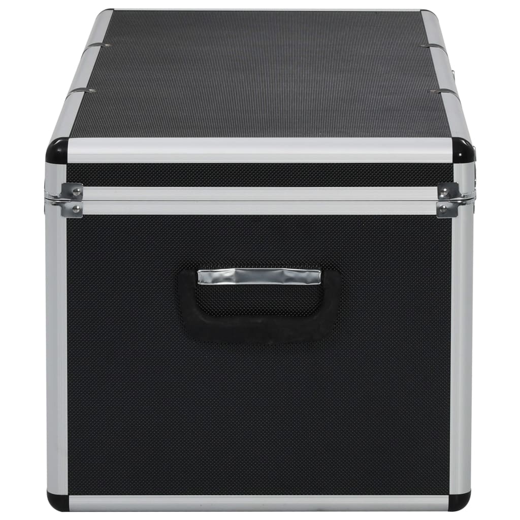 Opbergkoffers 3 st aluminium zwart is nu te koop bij PeponiXL, paradijselijk wonen!