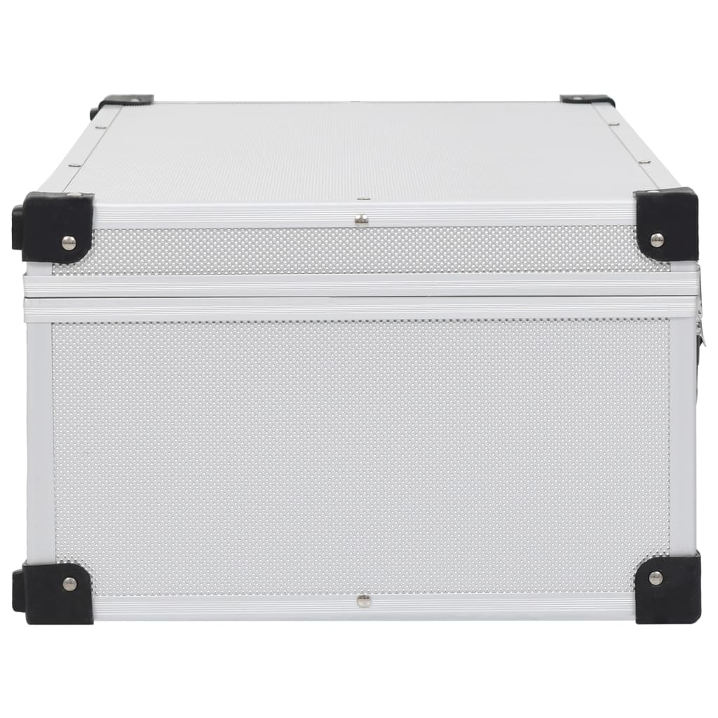 Cd-koffer voor 80 cd's aluminium ABS zilverkleurig is nu te koop bij PeponiXL, paradijselijk wonen!