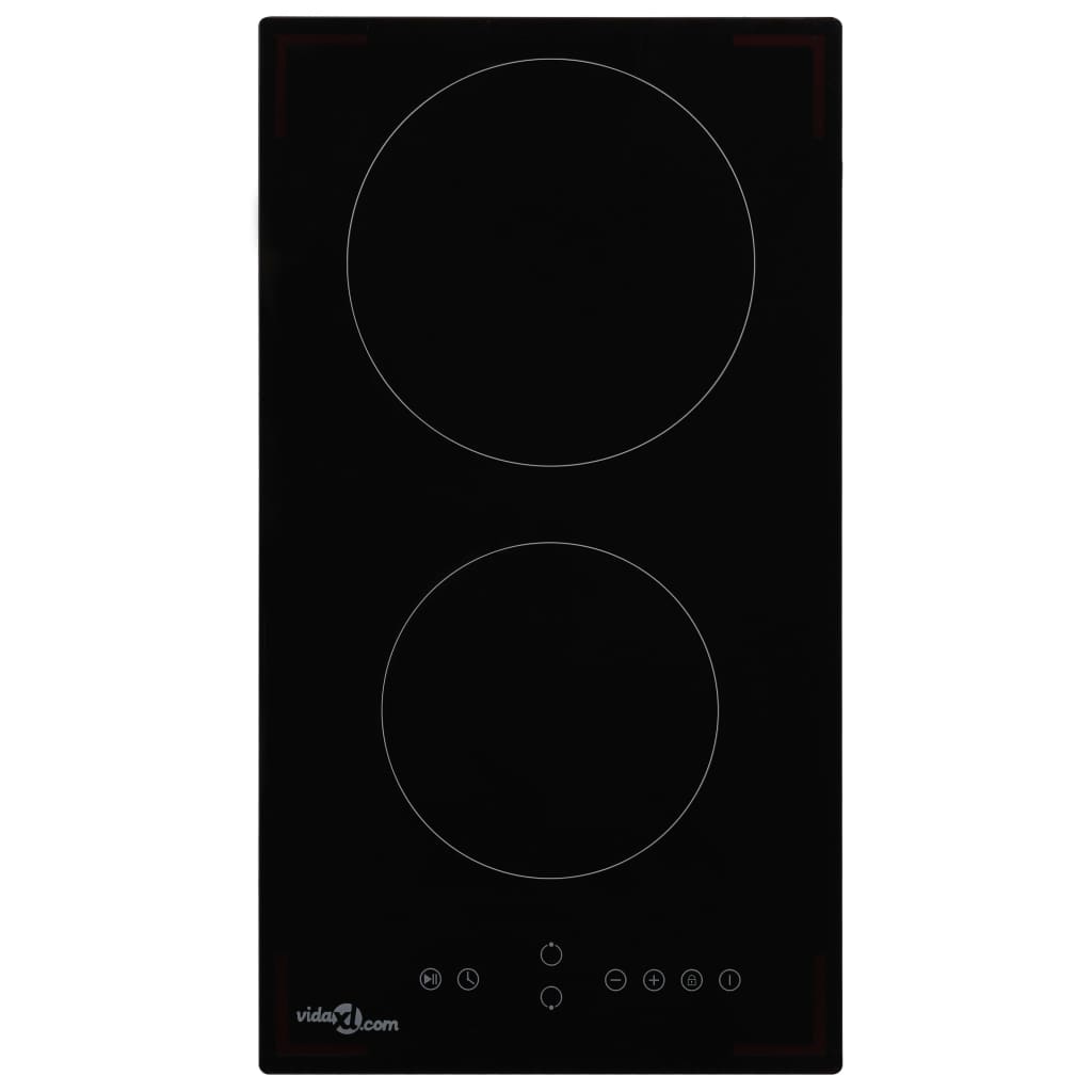 Keramische kookplaat met 2 kookzones aanraakbediening 3000 W is nu te koop bij PeponiXL, paradijselijk wonen!