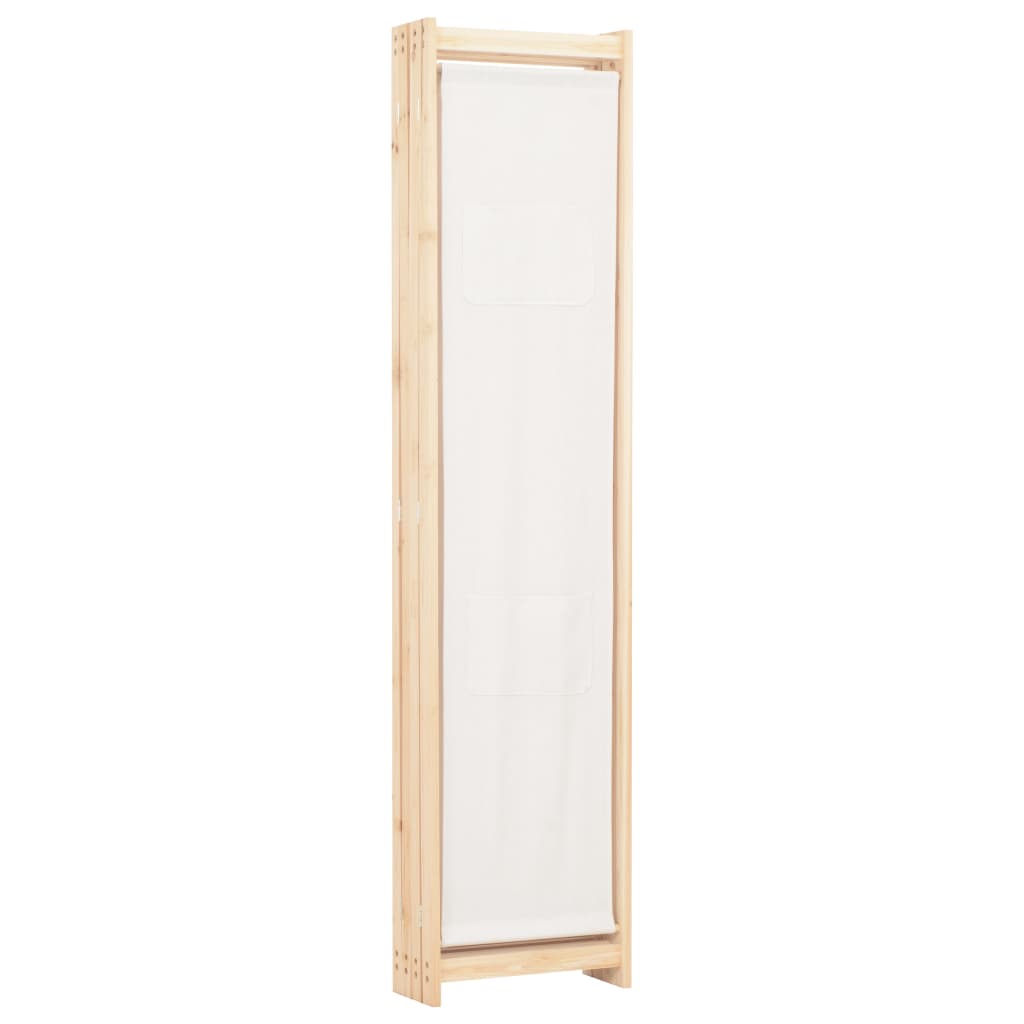 Kamerscherm met 4 panelen 160x170x4 cm stof crème is nu te koop bij PeponiXL, paradijselijk wonen!