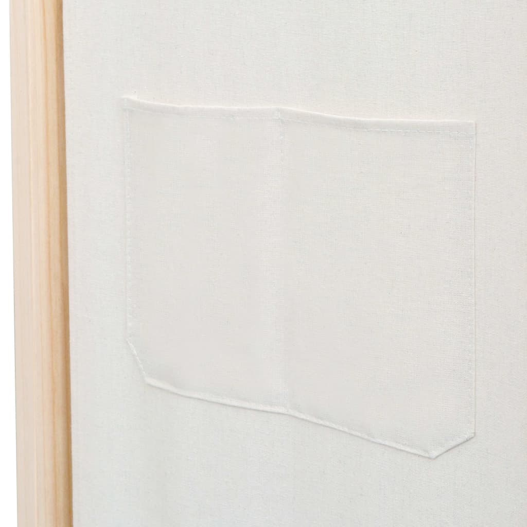 Kamerscherm met 4 panelen 160x170x4 cm stof crème is nu te koop bij PeponiXL, paradijselijk wonen!
