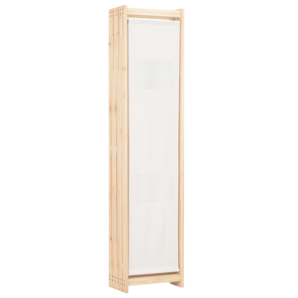 Kamerscherm met 6 panelen 240x170x4 cm stof crème is nu te koop bij PeponiXL, paradijselijk wonen!