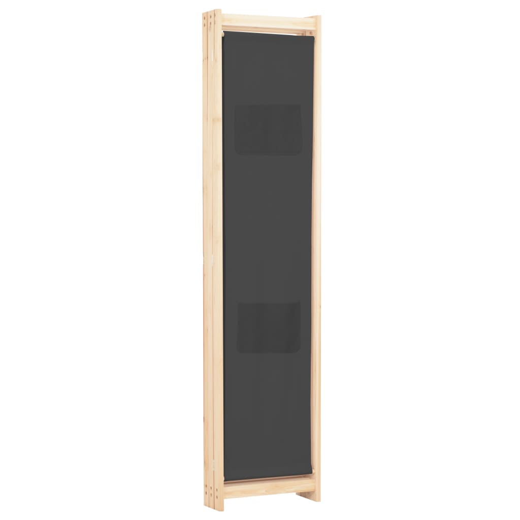 Kamerscherm met 3 panelen 120x170x4 cm stof grijs is nu te koop bij PeponiXL, paradijselijk wonen!