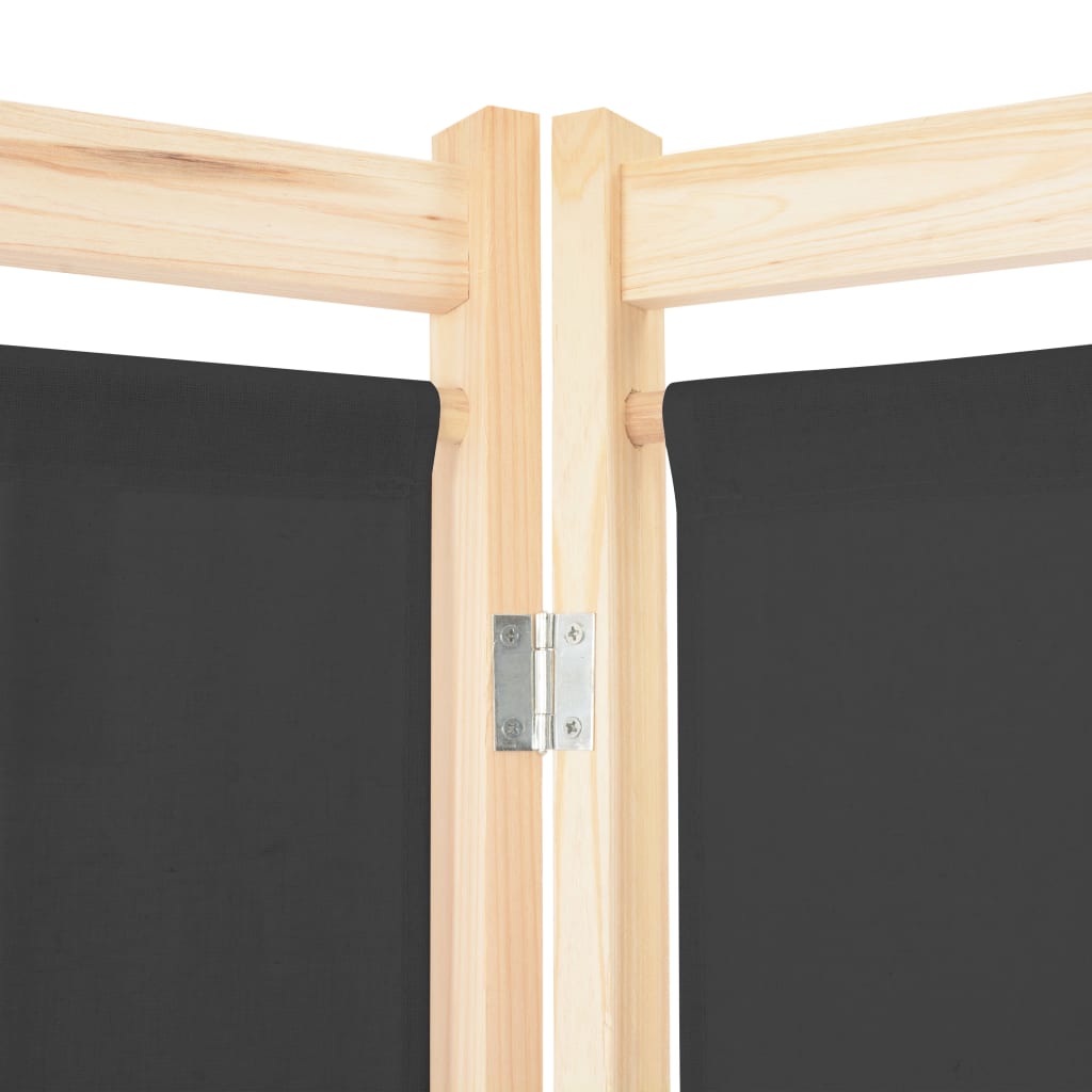 Kamerscherm met 3 panelen 120x170x4 cm stof grijs is nu te koop bij PeponiXL, paradijselijk wonen!