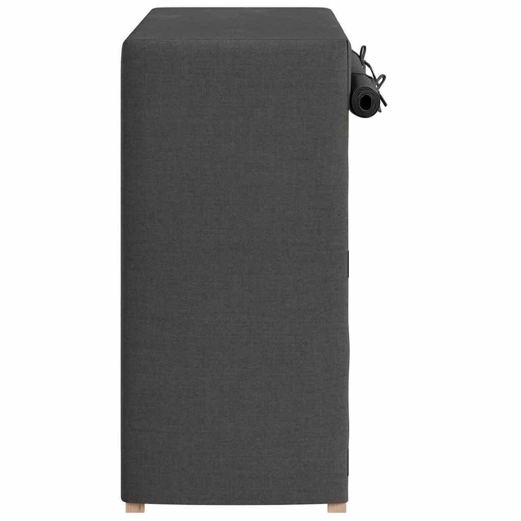 Schoenenkast met hoes 79x40x80 cm stof grijs is nu te koop bij PeponiXL, paradijselijk wonen!